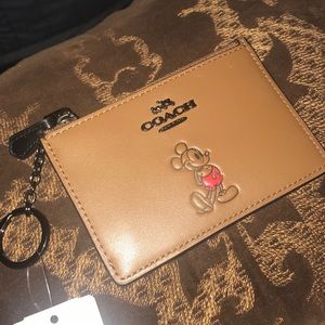 Coach Disney Leather keychain wallet